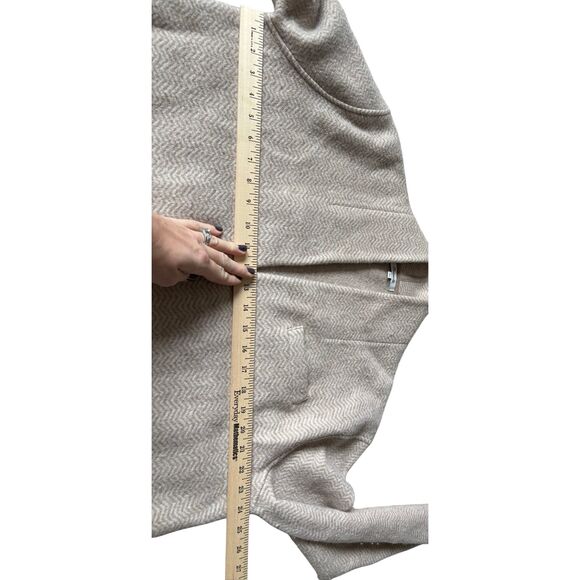 Madewell Herringbone Mattson Sweater Coat size M Medium Heather Stone - Picture 7 of 10